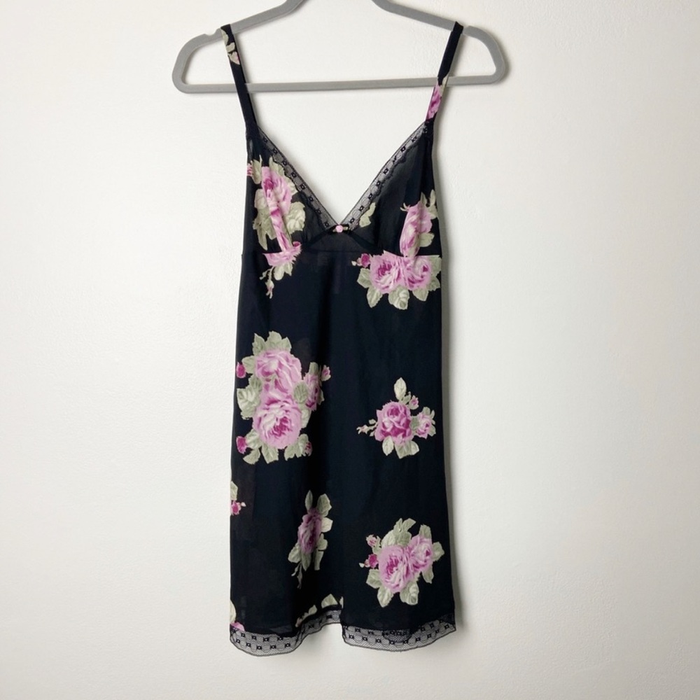 OSCAR DE LA RENTA Pink Label Floral Intimate Slip